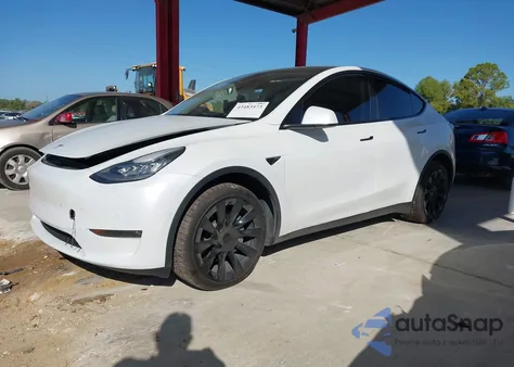 2022 Tesla Model Y Long Range Dual Motor All-Wheel Drive из США, поврежденный, VIN 7SAYGDEE8NA021164